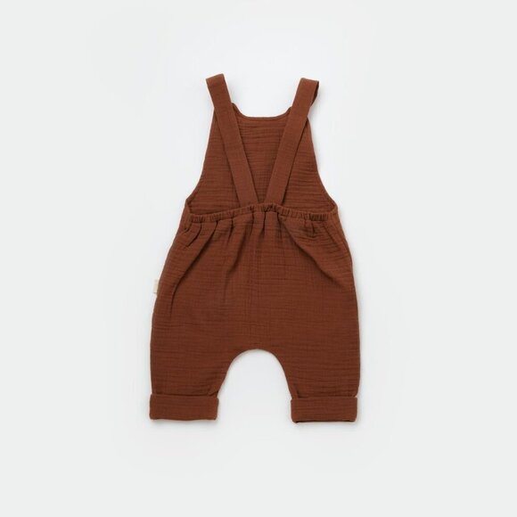 100% Organic Cotton Salopet Romper,Unisex - Picture 7 of 8